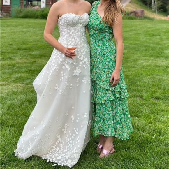 ASTR The Label Victoriana One Shoulder Floral Midi Dress - Picture 2 of 6